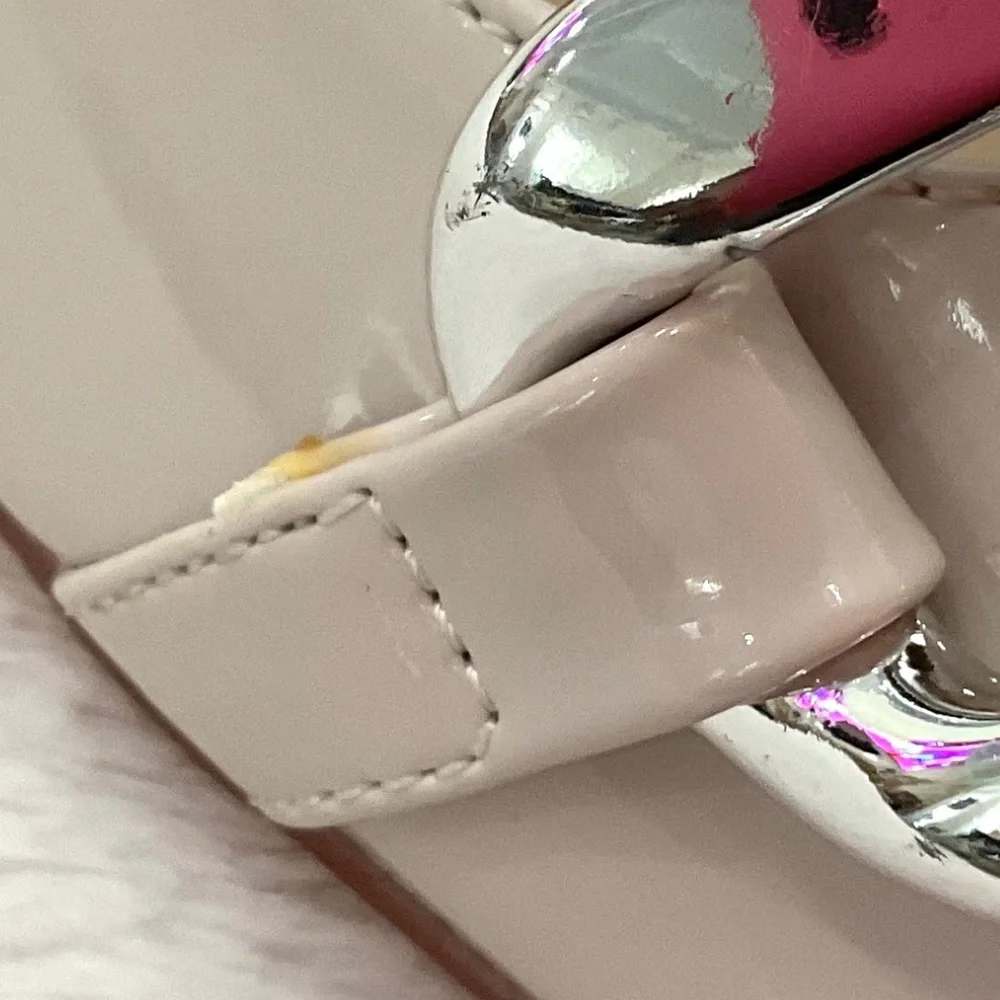 NUDE TAUPE STEVE MADDEN ZILDA DRESSY POINTED TOE HIGH HEEL SHOE Sz 6.5 - Picture 16 of 16